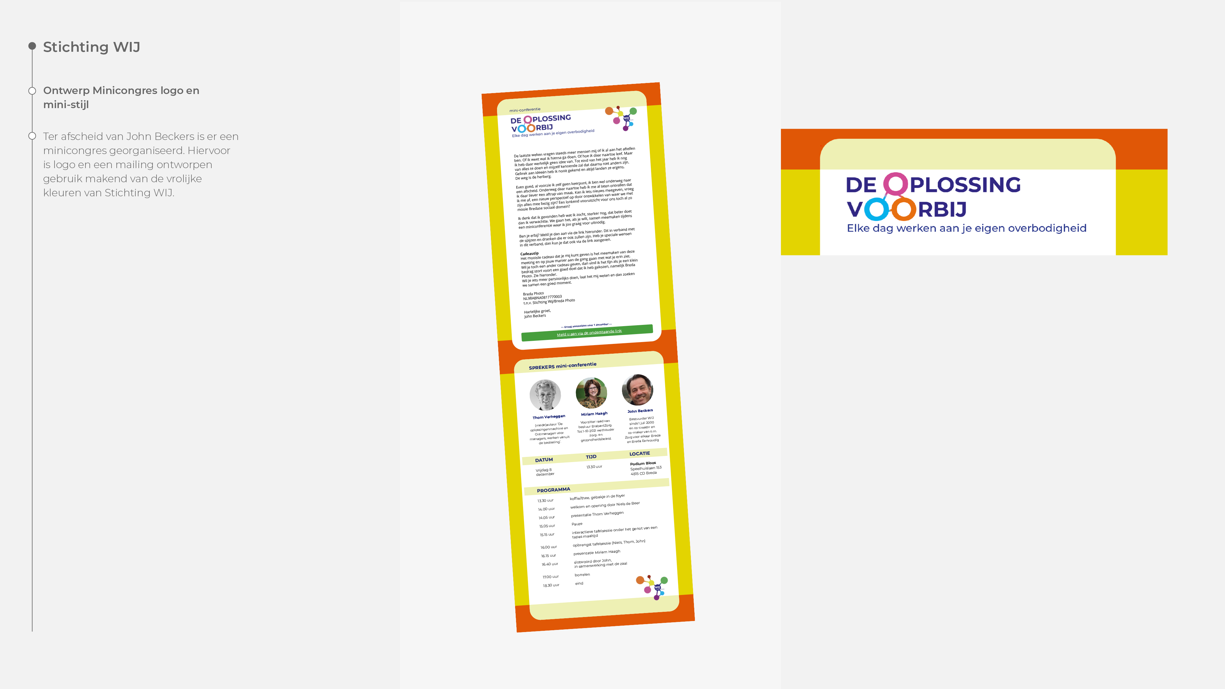 Stichting WIJ logo-ontwerp en mailing